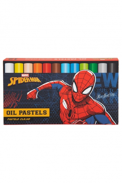 <img src='https://webimage.pl/pics/137/9/d5907360029137.jpg' style='height:440px' /> Pastele olejne Disney Spider-Man 12 kolorów