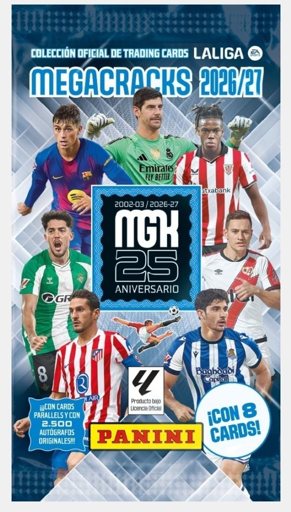 Megacracks La Liga Sports 2026/27 Saszetka (50szt)