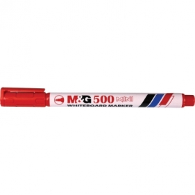 Marker suchościeralny M&G, czerwony 1,0-2,0 mm okrągła końcówka (AWM25673)