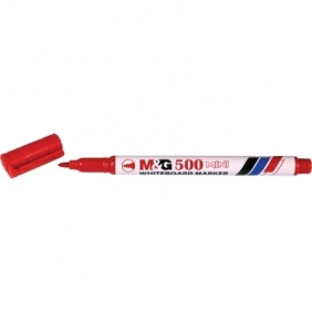 Marker suchościeralny M&G, czerwony 1,0-2,0 mm okrągła końcówka (AWM25673)