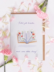 Kartka Jesteś jak książka