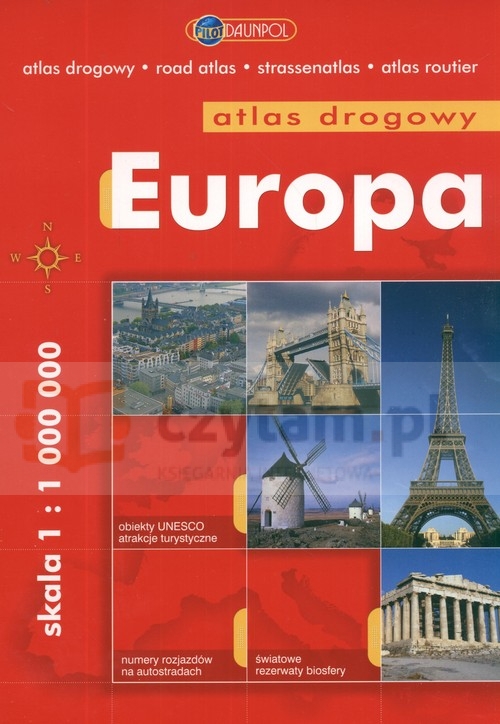 Europa Atlas drogowy