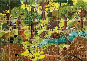 Leśna kraina. Puzzle 54 - Emilia Dziubak