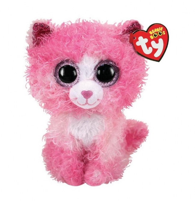 <img src='https://webimage.pl/pics/138/3/d0008421363087.jpg' style='height:440px' /> Beanie Boos Reagan - Różowy Kot 15cm
