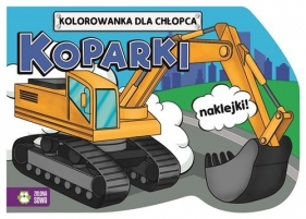 Kolorowanki dla chłopców Koparki