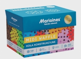 Klocki Midi Waffle 120el Koła konstrukcyjne