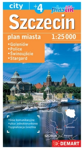 Szczecin +4 - plan miasta