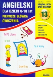 Angielski dla dzieci 13 pierwsze słówka ćwiczenia