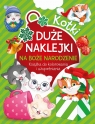  Kotki. Duże naklejki na Boże Narodzenie. Książka do kolorowania i