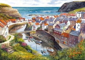 Gibsons, Puzzle 1000: Staithes, North Yorkshire (G0713) - Terry Harrison