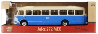 Kolekcja PRL Jelcz 272 autobus niebieski