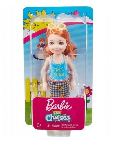 Barbie: Chelsea i przyjaciółki - lalka z motywem buziek (DWJ33/FXG81)