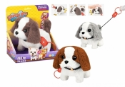 Interaktywny piesek na smyczy