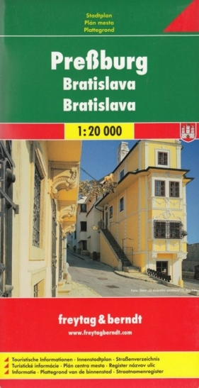 Bratysława mapa 1:20 000