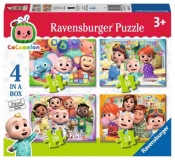 Ravensburger, Puzzle dla dzieci 4w1: Cocomelon (03113)