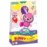 Kartka ozdobna z modeliną Beady card Bunny is happy