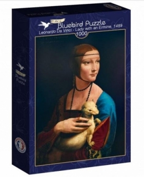 Puzzle 1000 Dama z gronostajem, Da Vinci