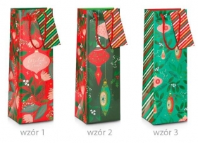 Torba prezentowa Boże Narodzenie B 11x11x36cm MIX