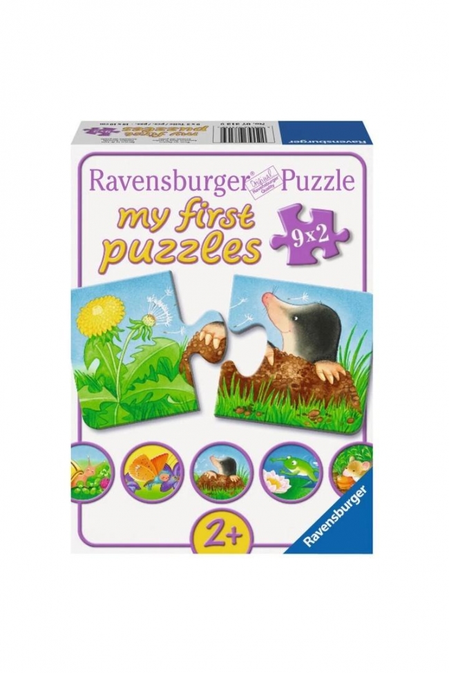 Puzzle 2D 9x2 Zwierzęta w ogrodzie