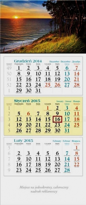 Kalendarz 2015 KT Wydmy - <br />