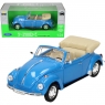 WELLY Volkswagen Beetle Cabrio, niebies. (WE22091)