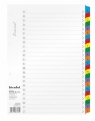 Przekładki kartonowe A4 laminowane alfabetyczne
