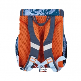 Herlitz Zestaw Loop Plus Techmed: tornister, worek na buty, piórnik rozkładany, piórnik tuba