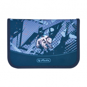 Herlitz Zestaw Loop Plus Techmed: tornister, worek na buty, piórnik rozkładany, piórnik tuba