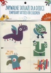 Zmywalne tatuaże dla dzieci - Potwory