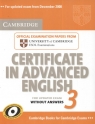 Cambridge Certificate in advanced English without answers