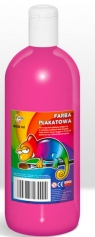 Farba plakatowa różowa, 500 ml