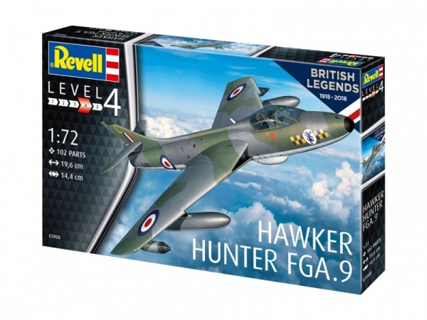 Model plastikowy Hawker Hunter FGA 9 (03908)