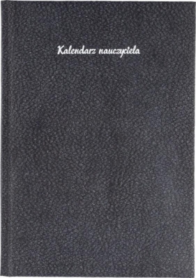 Kalendarz Nauczyciela A5 2020/2021 Beton czarny