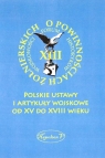 Polskie ustawy i artykuły wojskowe Stanisław Kutrzeba