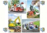 4x PUZZLE TRAKTOR HELIHOPTER DŹWIG WIEK 3+