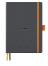  Notes Rhodia -  Rhodiarama Goalbook titanium  A5 - kropki - Softcover