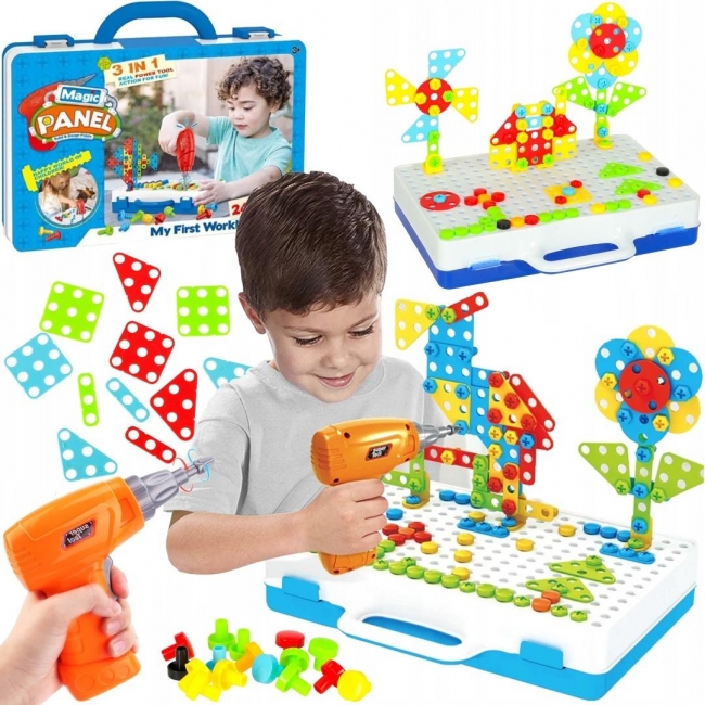 <img src='https://webimage.pl/pics/140/9/d5901353689094.jpg' style='height:440px' /> Zestaw do wkręcania wiertarka 249el