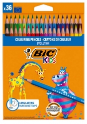 Kredki ołówkowe Kids Evolution ECOlutions 36szt