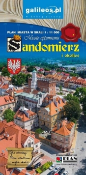 Plan miasta - Sandomierz i okolice 1:11 000 - Opracowanie zbiorowe
