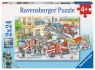 Puzzle 2x24 elementy - Bohaterowie w akcji (078141)