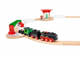 Brio Trains & Vehicles: Zestaw z kolejką na parę na baterie (63601400)