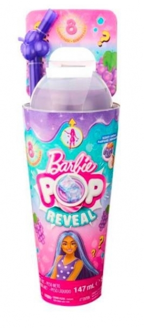 Lalka Barbie Pop Reveal Owocowy sok, fioletowa (HNW40/HNW44)