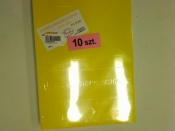Papier samoprzylepny A4"10 żółty op.10 ark.