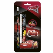 Zestaw 4 przyborów szkolnych Cars