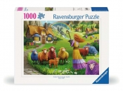 Ravensburger, Puzzle 1000: Kolorowa wełna (12000414)