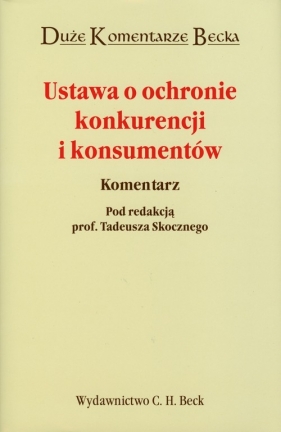 Ustawa o ochronie konkurencji i konsumentów