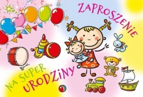Zaproszenie Urodziny ZA-61 (10 szt.)