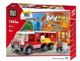 Klocki MyFireBrigade 158 elementów - Podnośnik (KB0814)