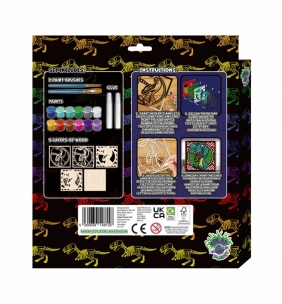 Zestaw do tworzenia obrazów z drewna - dinozaur