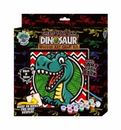 Zestaw do tworzenia obrazów z drewna - dinozaur